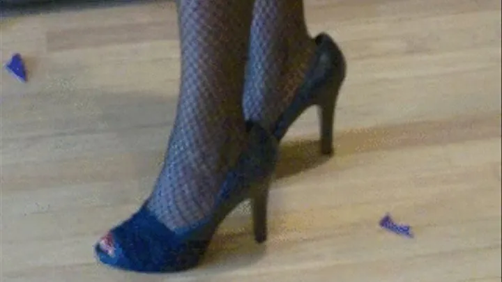 Blue Suede Pump Showcase