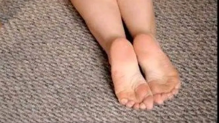 Close up foot worship