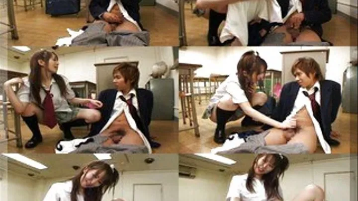 Schoolgirl Catches Classmate Jerking & Staring At Her - DKSW-215 - Part 2 (Faster Download - )