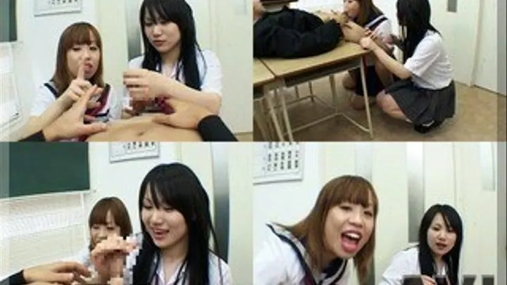 Schoolgirls Suck The Cum Out Of Their Bully Classmate's Cock - DKSW-119 - Part 3 (Faster Download - )