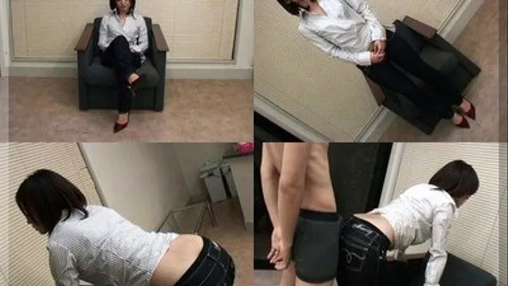 Mistress Humiliates Horny Man! COCK RUBBING ONLY ON HER JEANS!!! - DKSW-112 - Part 1 ( - AVI Format)