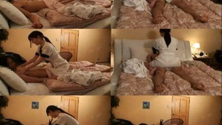 Private Masseuse Energizes a Lazy Man! - Part 1 (Faster Download)