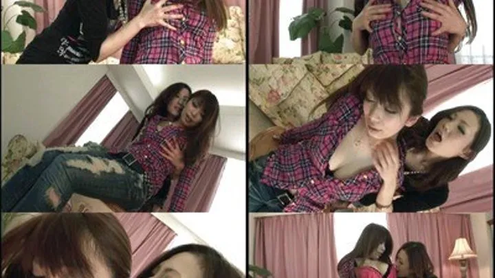 Naughty Lesbians Play in the Living Room Part 1 - UKRUKS-010 (High Quality - )