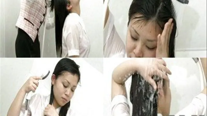 Employee Got Long Hair Showered By A Co-Worker! - sh-045 - Part 5 (Faster Download - )