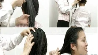 Employee Got Long Hair Showered By A Co-Worker! - sh-045 - Part 4 (Faster Download - )