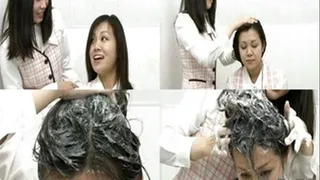 Employee Got Long Hair Showered By A Co-Worker! - sh-045 - Part 1 (Faster Download - )