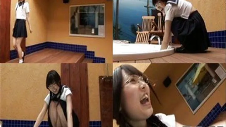 Weird Schoolgirl Excited & Amazed By Jacuzzi - w-032 - Full version (Faster Download - )