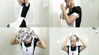 Maid Uses Newly Bought Shampoo! - sh-038 - Part 5 ( - AVI Format)