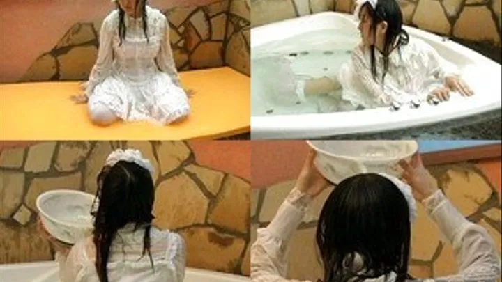 Lonely Girl Dips In The Tub ALONE - w-023 - Part 4 (Faster Download - )