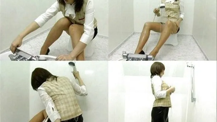 Employee Wets Herself Due To Hot Weather - w-030 - Full version ( - AVI Format)