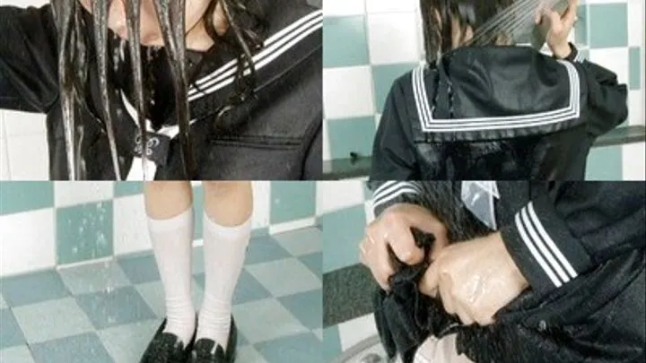 SCHOOLGIRL IS WET AS SHE SHOWERS IN SCHOOL!!! - w-021 - Part 4 ( - AVI Format)