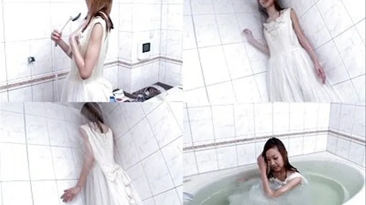 Bathing While In Gown - sh-024 - Part 3 ( - AVI Format)