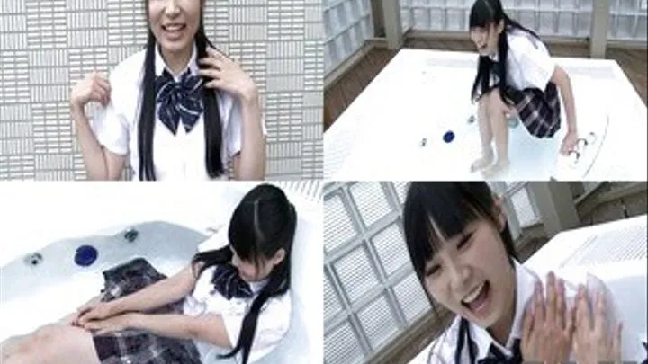 Playful Schoolgirl Plays With The Shower - DILDO03 - Part 1 (Faster Download - )