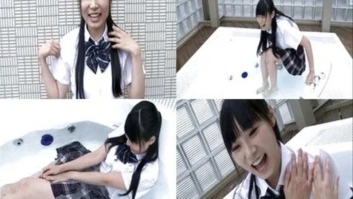 Playful Schoolgirl Plays With The Shower - DILDO03 - Part 1 ( - AVI Format)