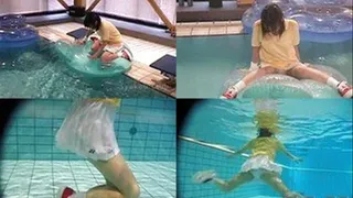 Swimming In Tennis Outfit - DILDO01 - Part 3 (Faster Download - )