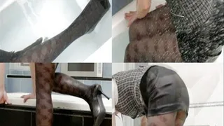 Fetish For Pantyhose Even In The Shower - DSYC-015 - Part 3 ( - AVI Format)