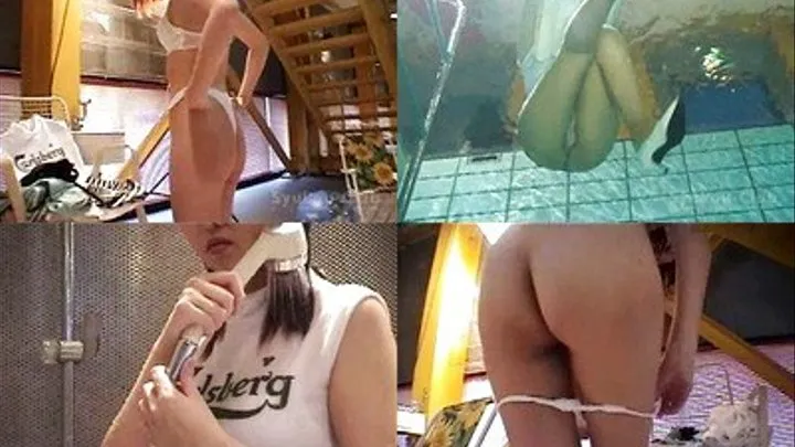 Sexy Swimming While Tight Clothes Are On - SH-010 - Full version ( - AVI Format)