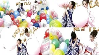 Celebrating New Year With Loud BALLOON POPPING! - Full version (Faster Download - )