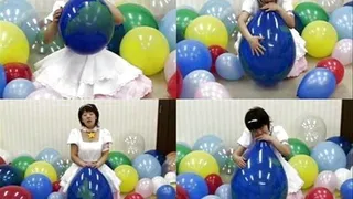 The Harder She Blows Balloons, The Easier It Pops! - Part 3 ( - AVI Format)