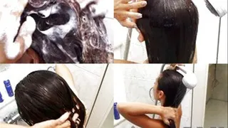 Giving Sexy Long Hair A Shower - Part 2 (Faster Download - )