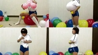 Schoolgirl's Homework: The Theory Of Balloon Popping! - Part 2 (Faster Download - )