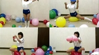 Schoolgirl's Homework: The Theory Of Balloon Popping! - Part 1 (Faster Download - )