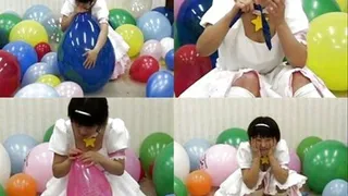 The Harder She Blows Balloons, The Easier It Pops! - Part 4 ( - AVI Format)