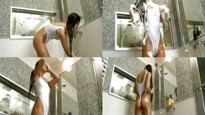 Long Haired Lady Enjoys Shower! - Full version ( - AVI Format)