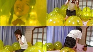 Surrounded With Balloons Ready For Popping! - Part 2 ( - AVI Format)