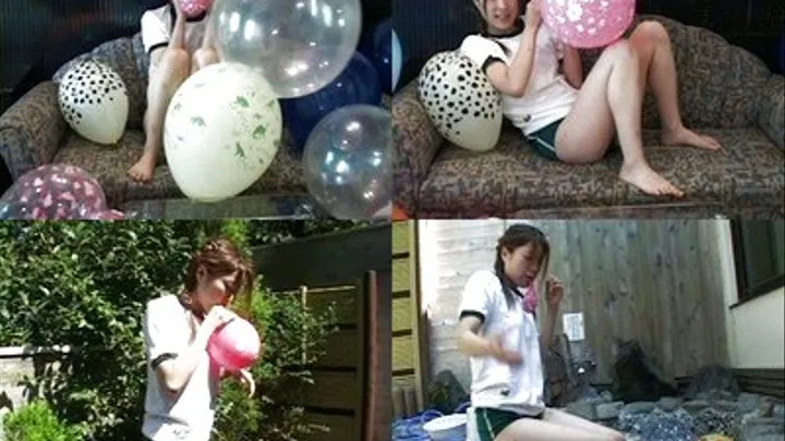 OUTDOOR BALLOON POPPING! - Full version ( - AVI Format)