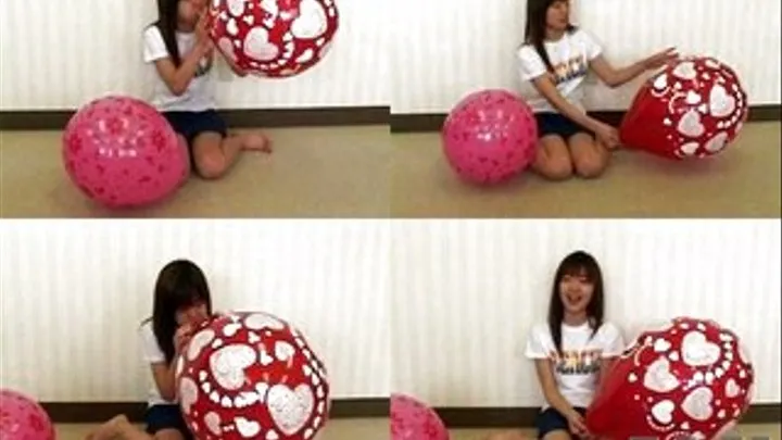 Petite Girl Got LOTS Of Air To Blow Balloons! - Part 3 (Faster Download - )