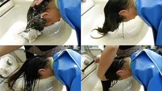 Hairy Back Gets SHAVED As Hair Is Pampered! - Part 5 ( - AVI Format)