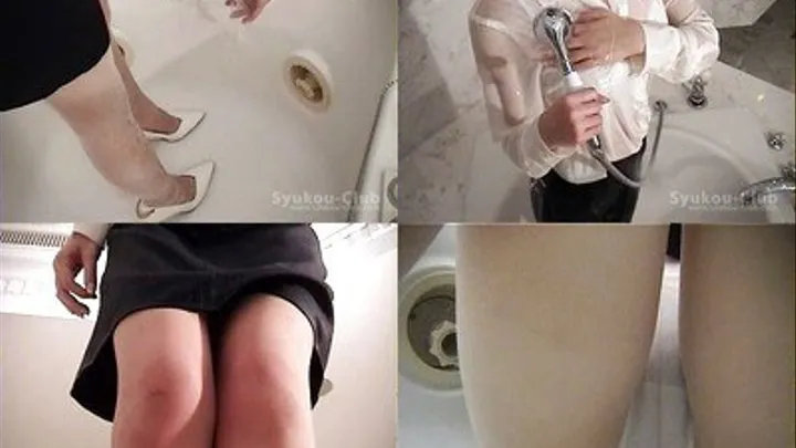 Sexy Lady Dips In The Tub... With Clothes!!! - Part 2 ( - AVI Format)