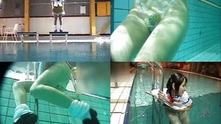 Diving In The Pool While In Uniform - WET04 - Part 3 ( - AVI Format)