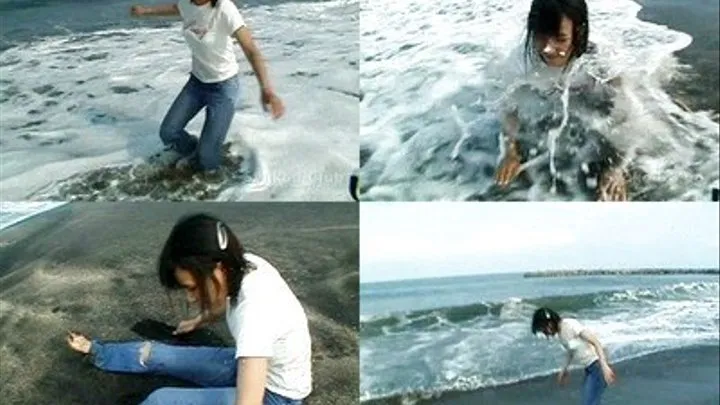 Clothes Got Wet By The Beach - WET05 - Part 3 ( - AVI Format)