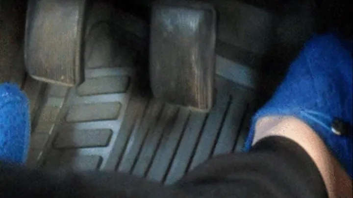 Driving Stick in Blue Flats