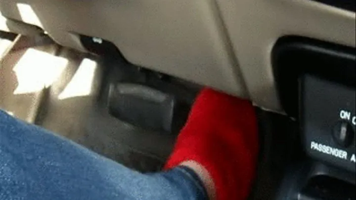 Driving The Ranger In Red Slippers