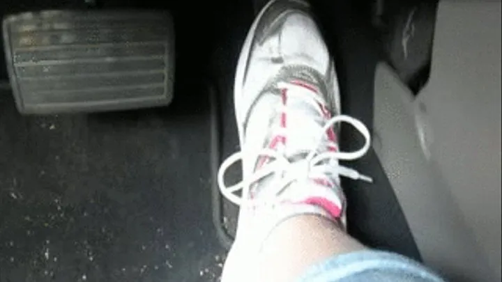 Driving Civic In Gray Socks