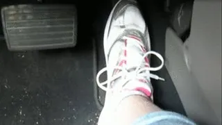 Driving Civic In Gray Socks