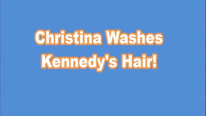 Christina Washes Kennedy's Hair