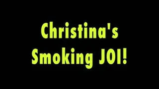 Christina's Smoking JOI stnd