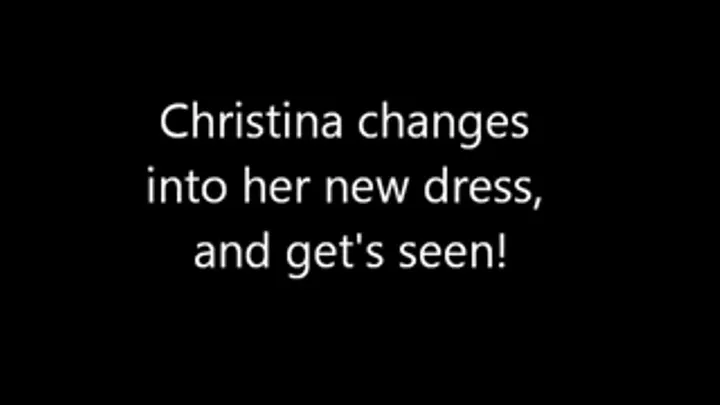 Christina changes in public