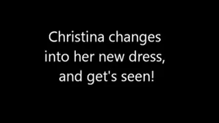 Christina changes in public