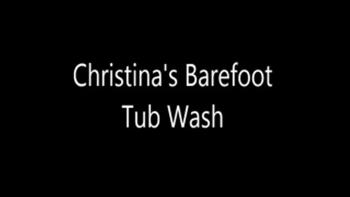 Christinas Barefeet Tub Wash