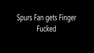 Spurs Fan Christia Gets Finger Fucked