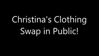 Christinas Clothing Swap in Public