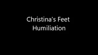 Christinas Feet Hummiliation