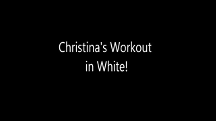 Christinas Workout in White