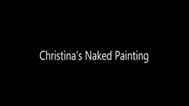 Christinas Naked Painting