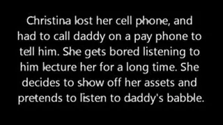 Christina's payphone lecture from step-daddy